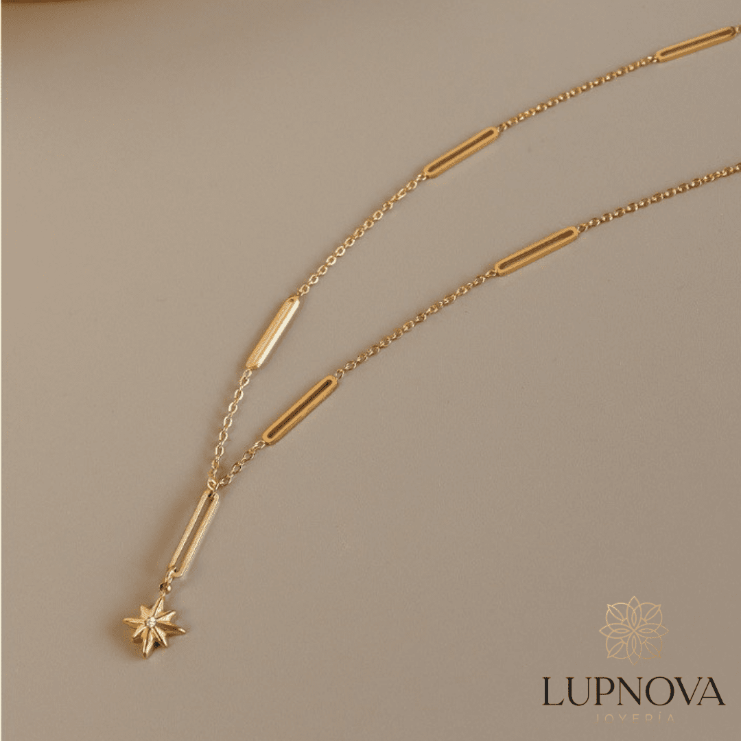 Cadena con dije de estrella 2