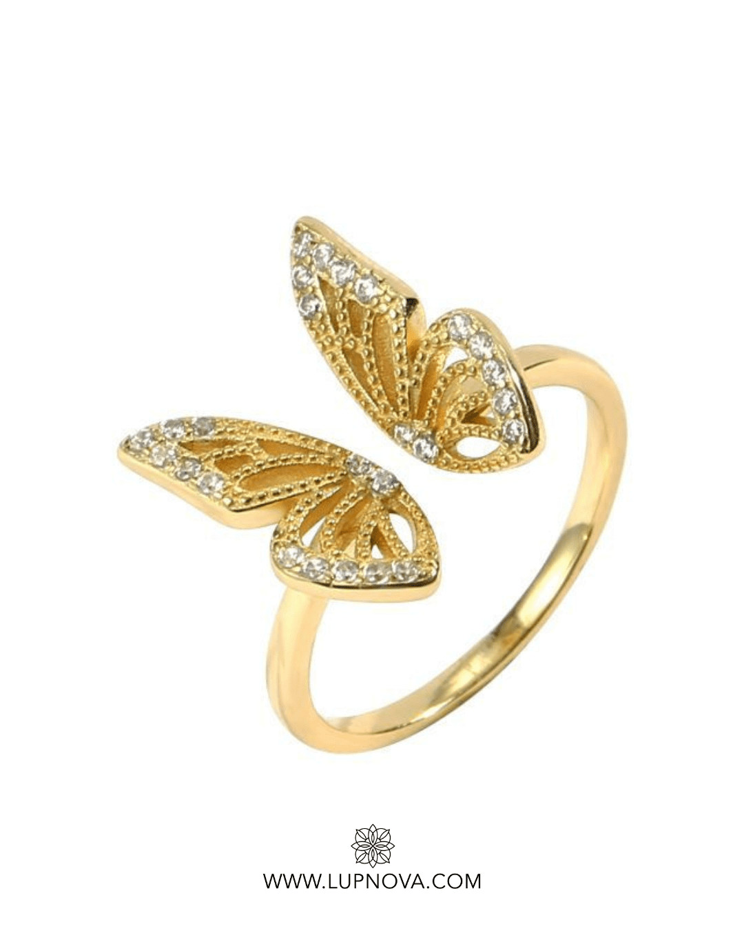 Anillo mariposa plata 925