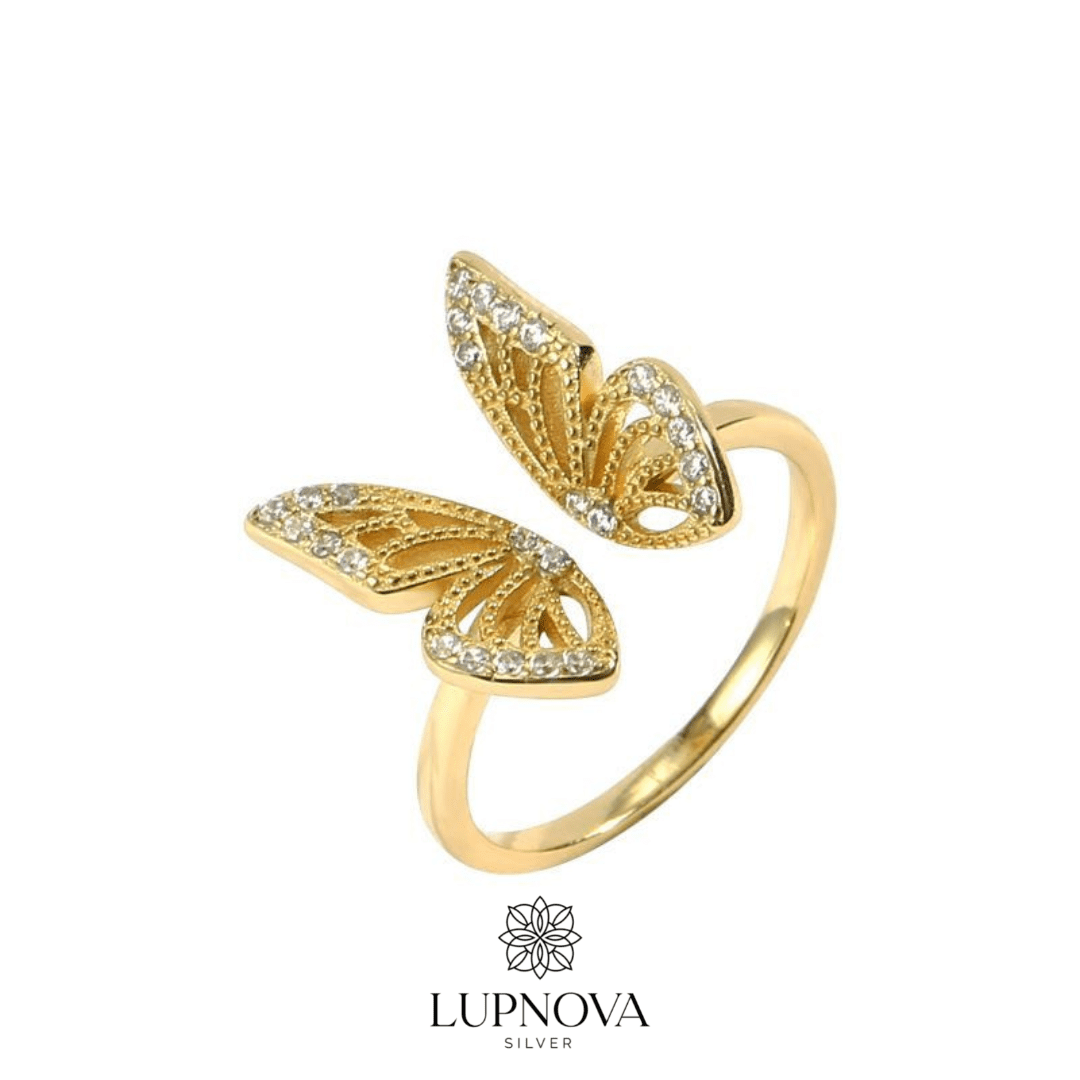 Anillo mariposa plata 925