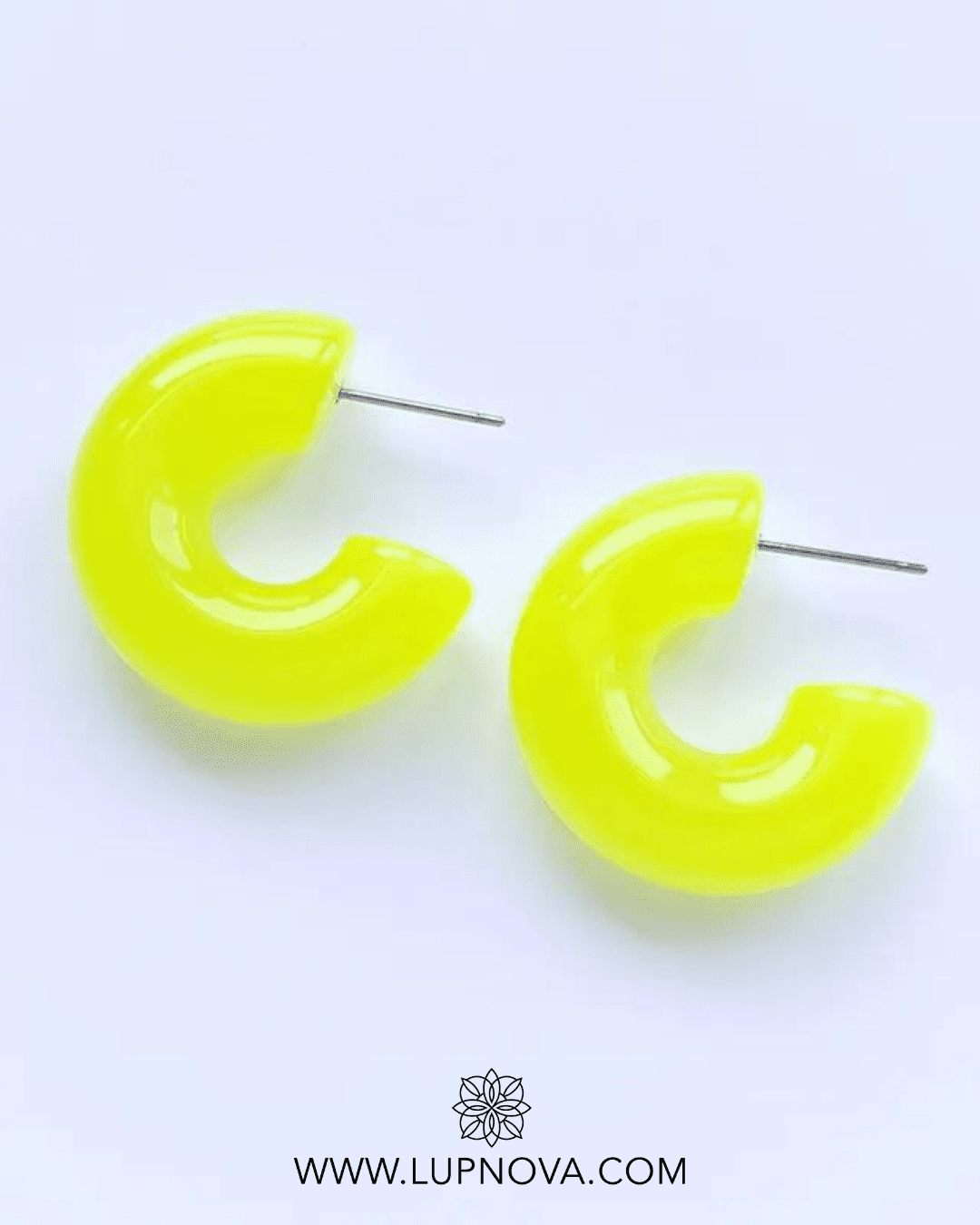 Chunky hoops de resina