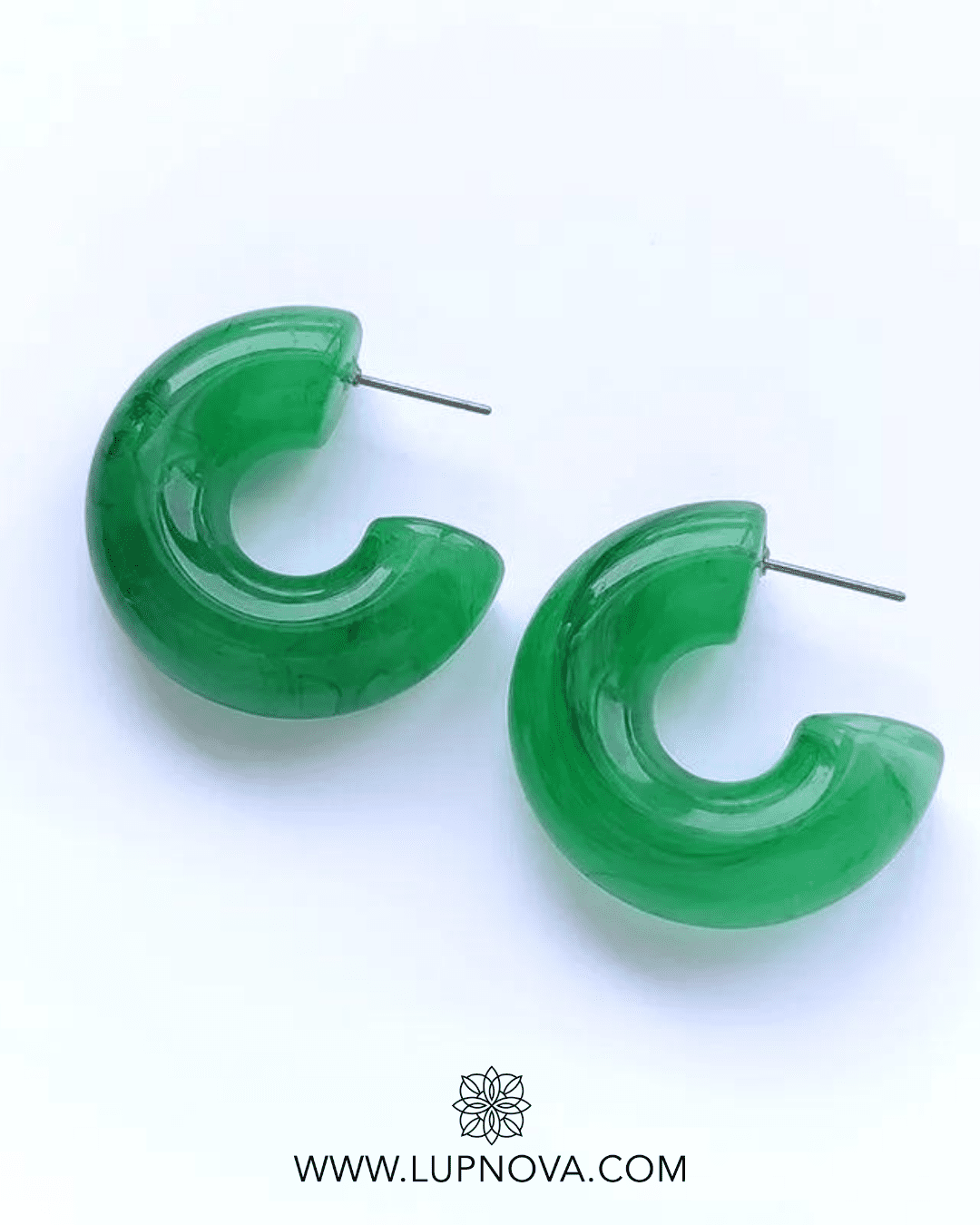 Chunky hoops de resina