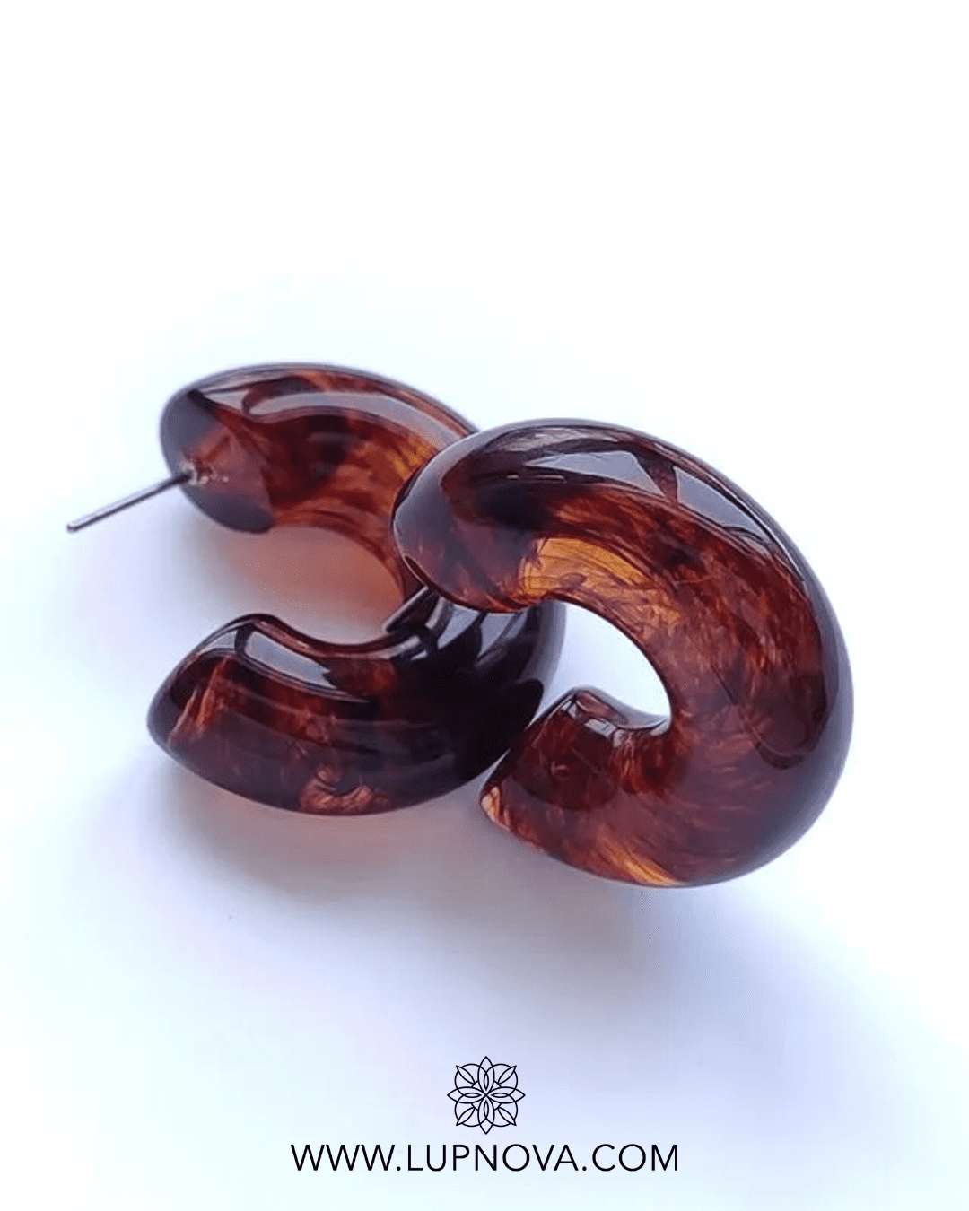 Chunky hoops de resina