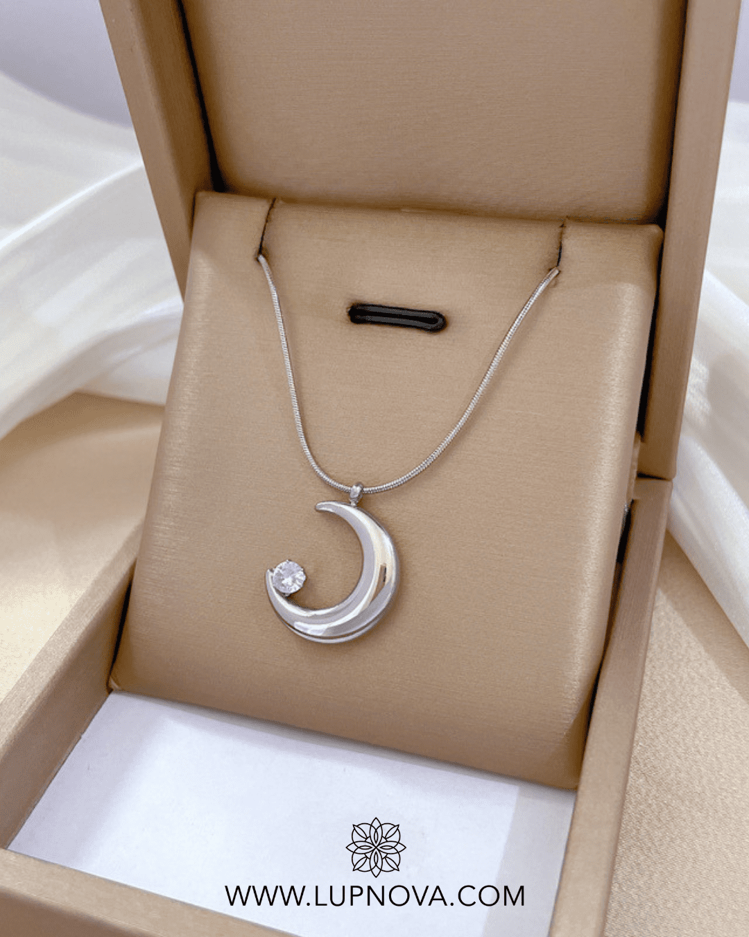 Cadena luna plateada - Imagen 2