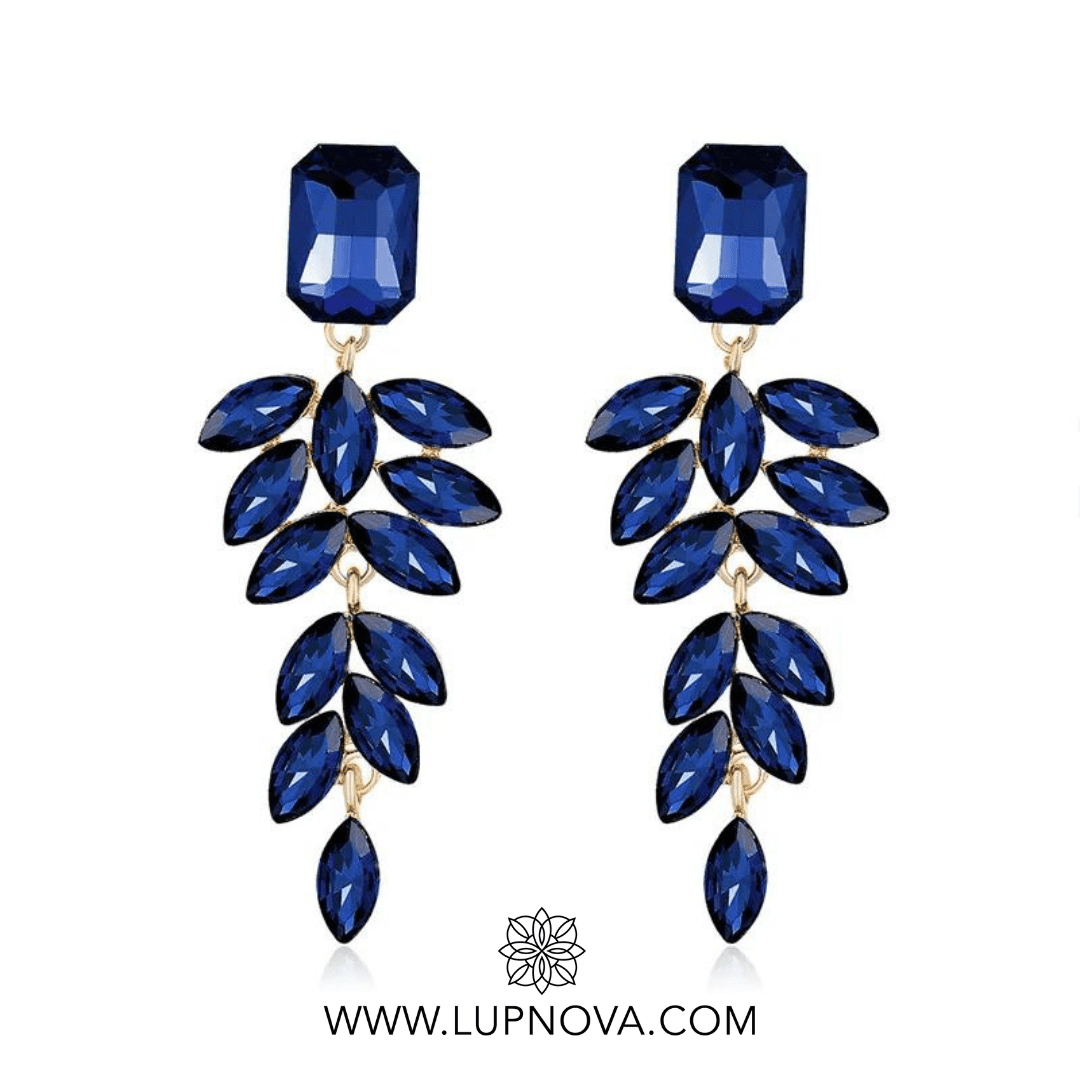 Aretes colgantes de hojas - Imagen 2