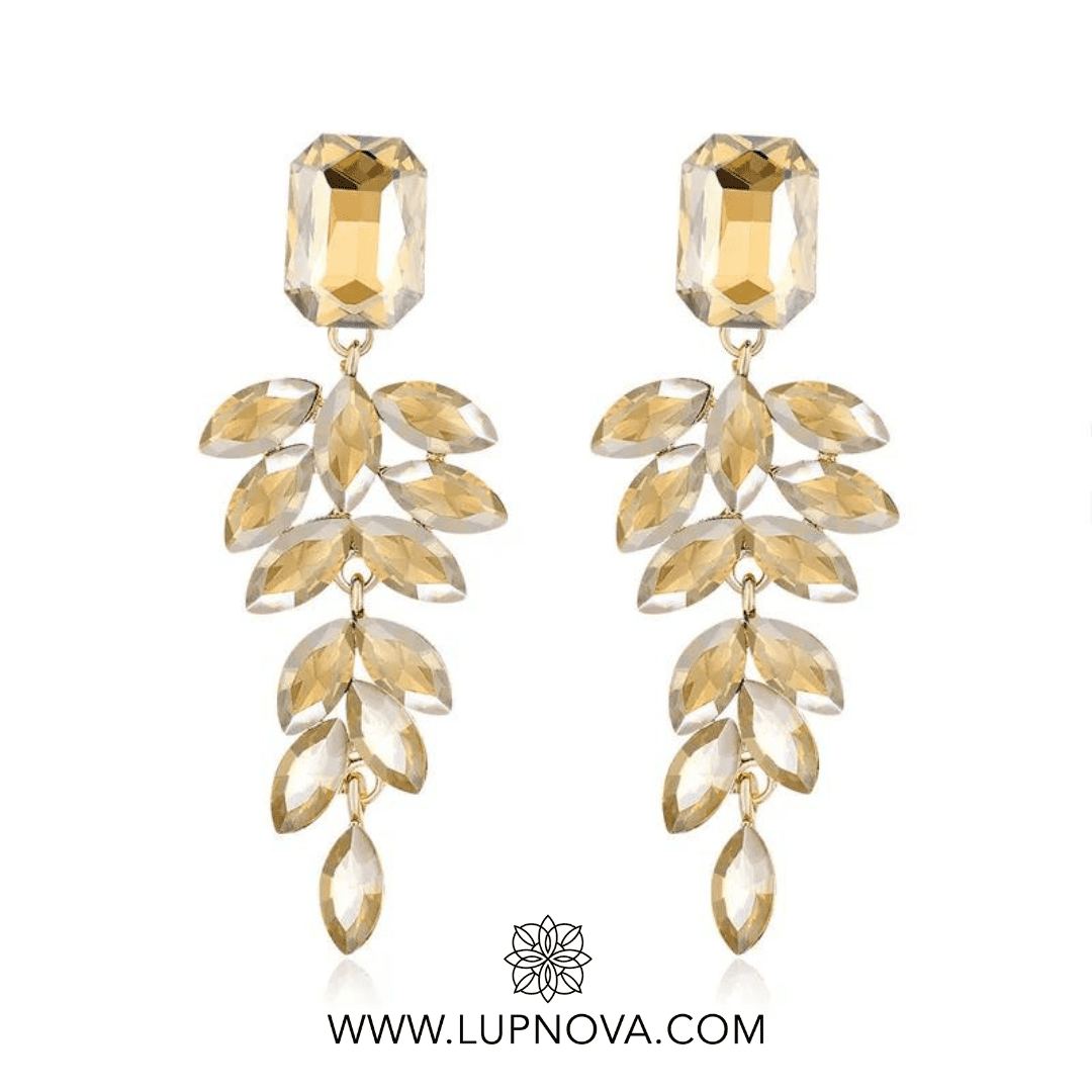 Aretes colgantes de hojas - Imagen 5