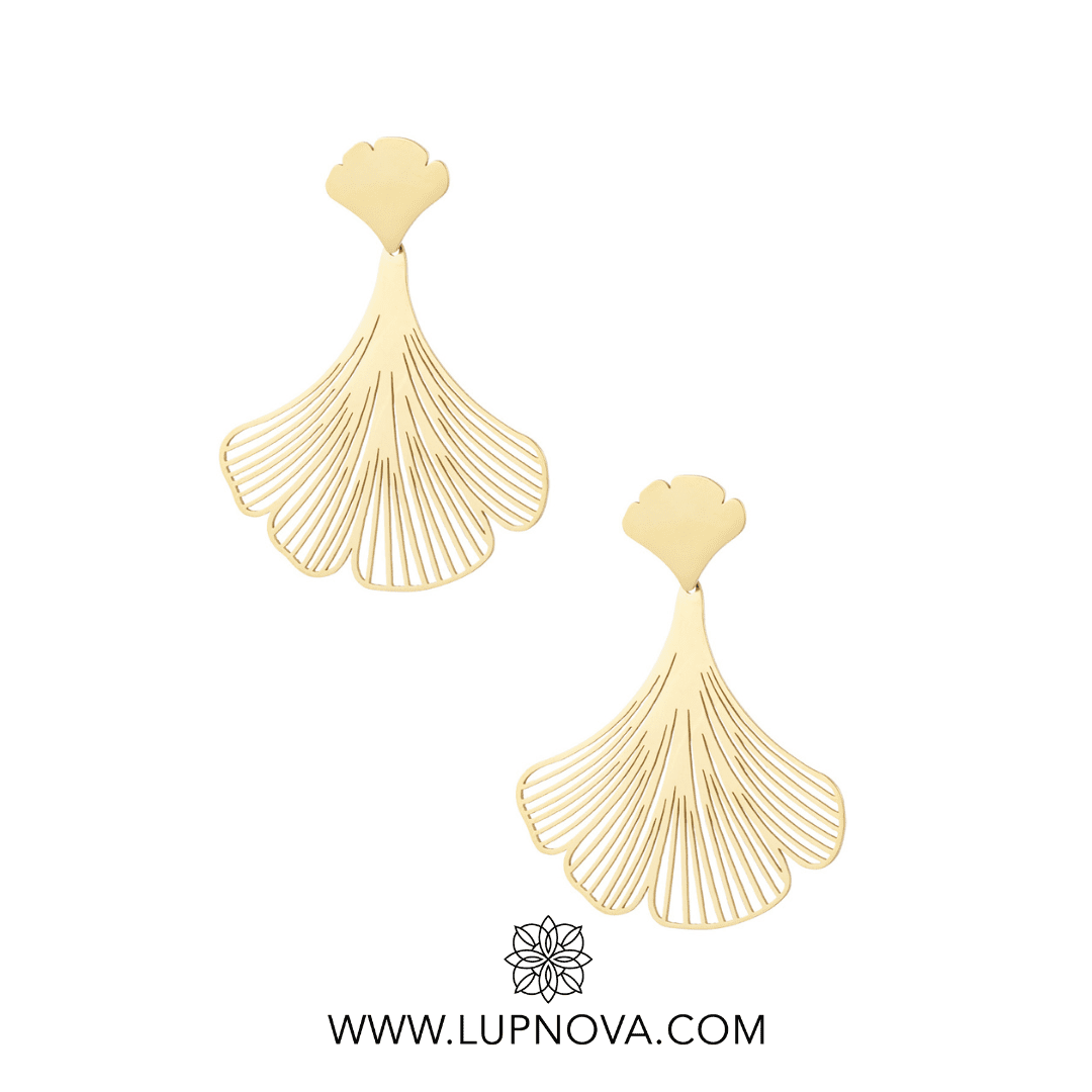 Aretes half flower - Imagen 3