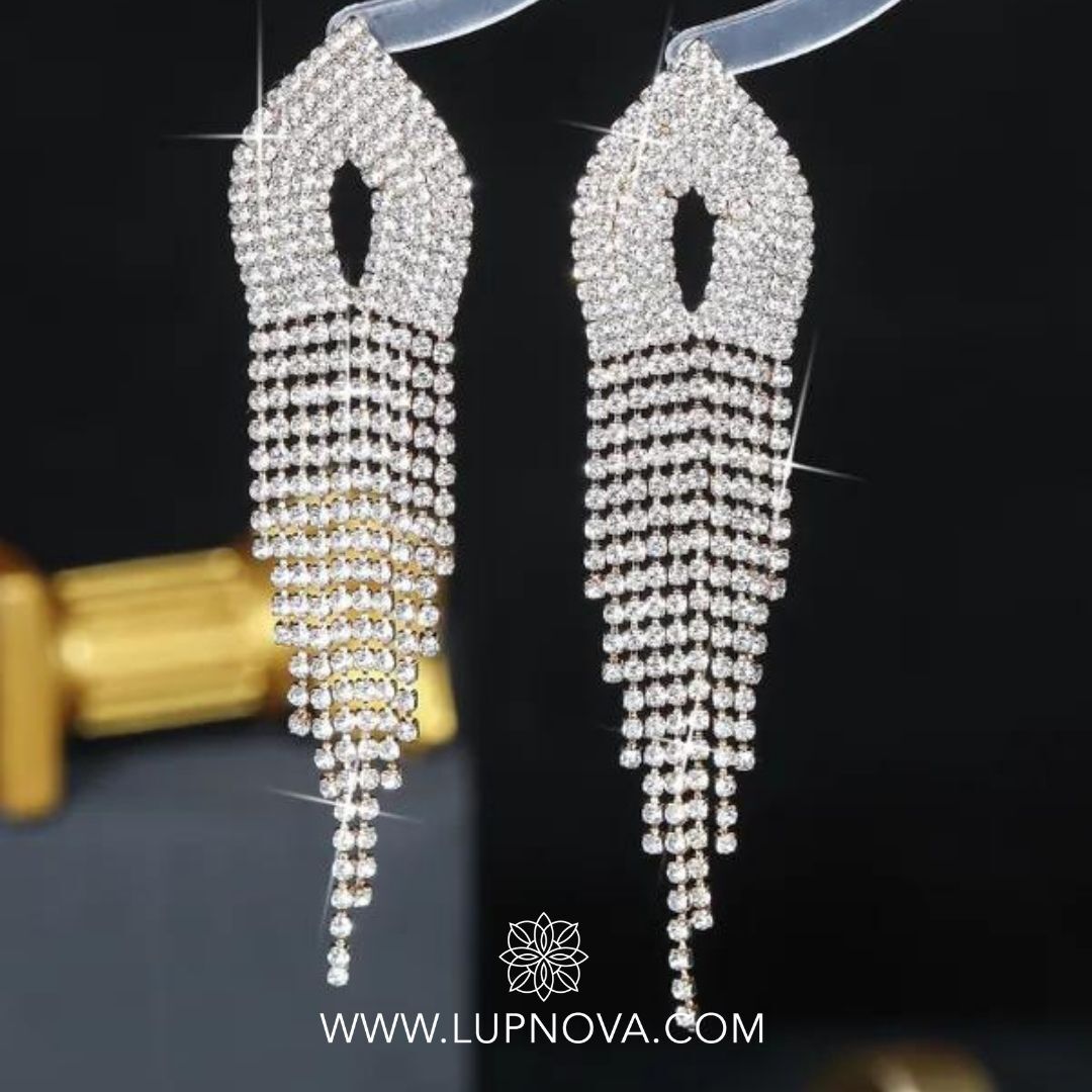 Aretes medusa rhinestones