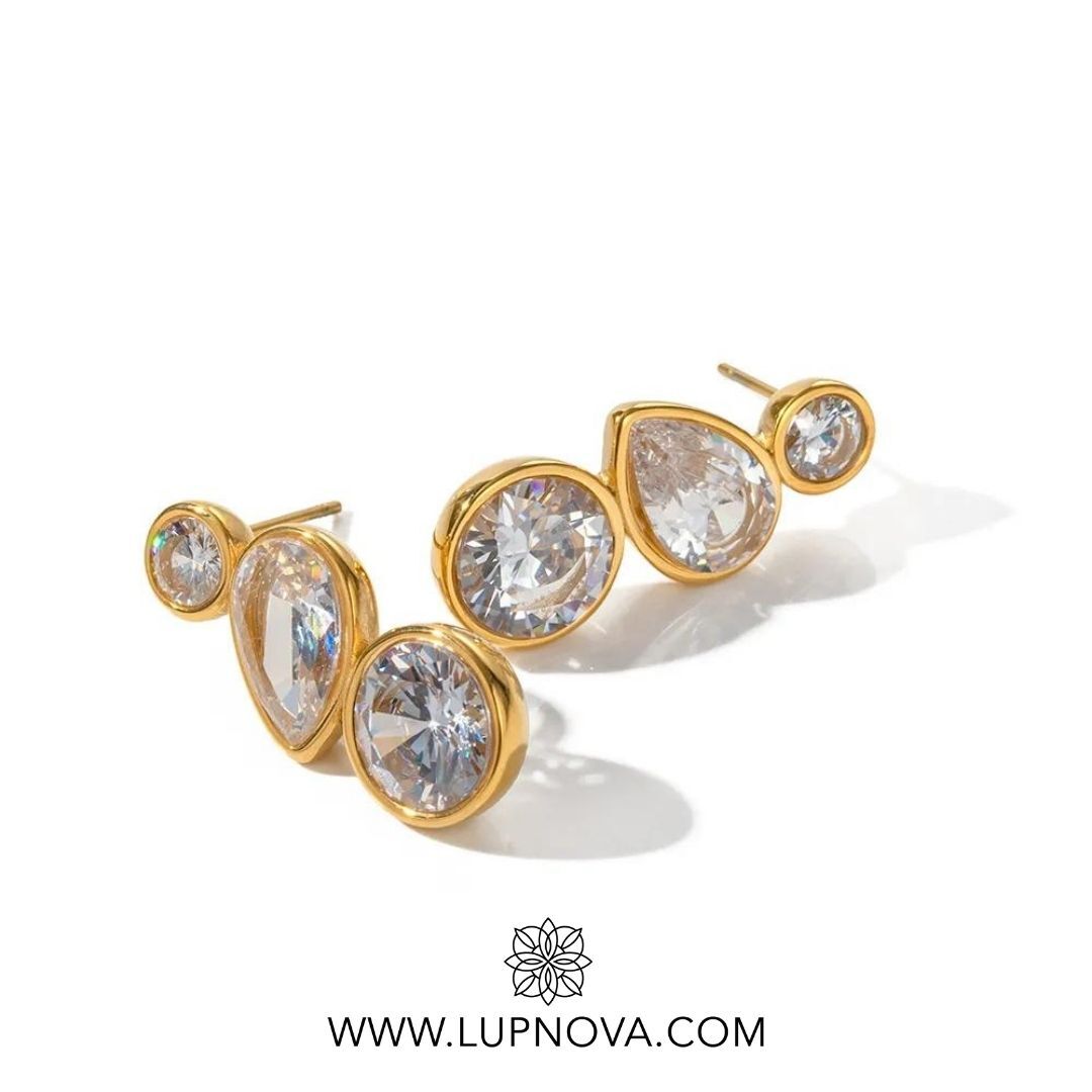 Aretes crystal drops