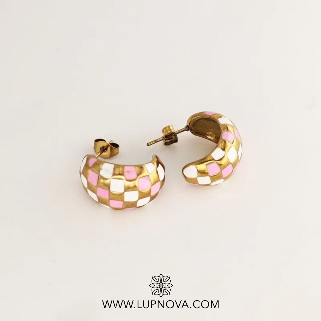 Aretes Grid Drops - Imagen 2
