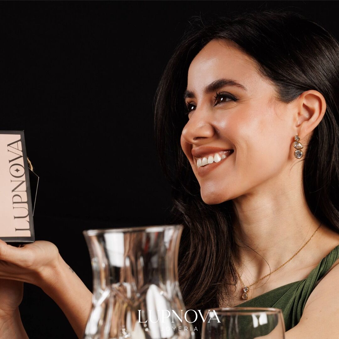 Aretes crystal drops - Imagen 3