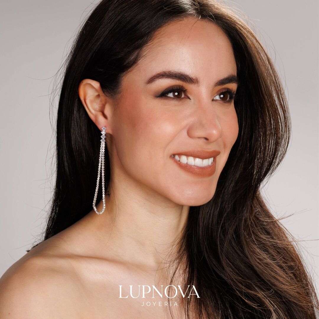 Aretes Crystal Loop - Imagen 2