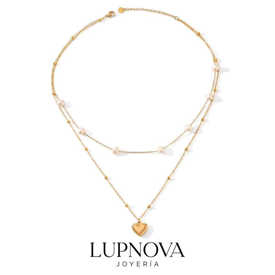 Collar Perlas y Corazón - Imagen 2