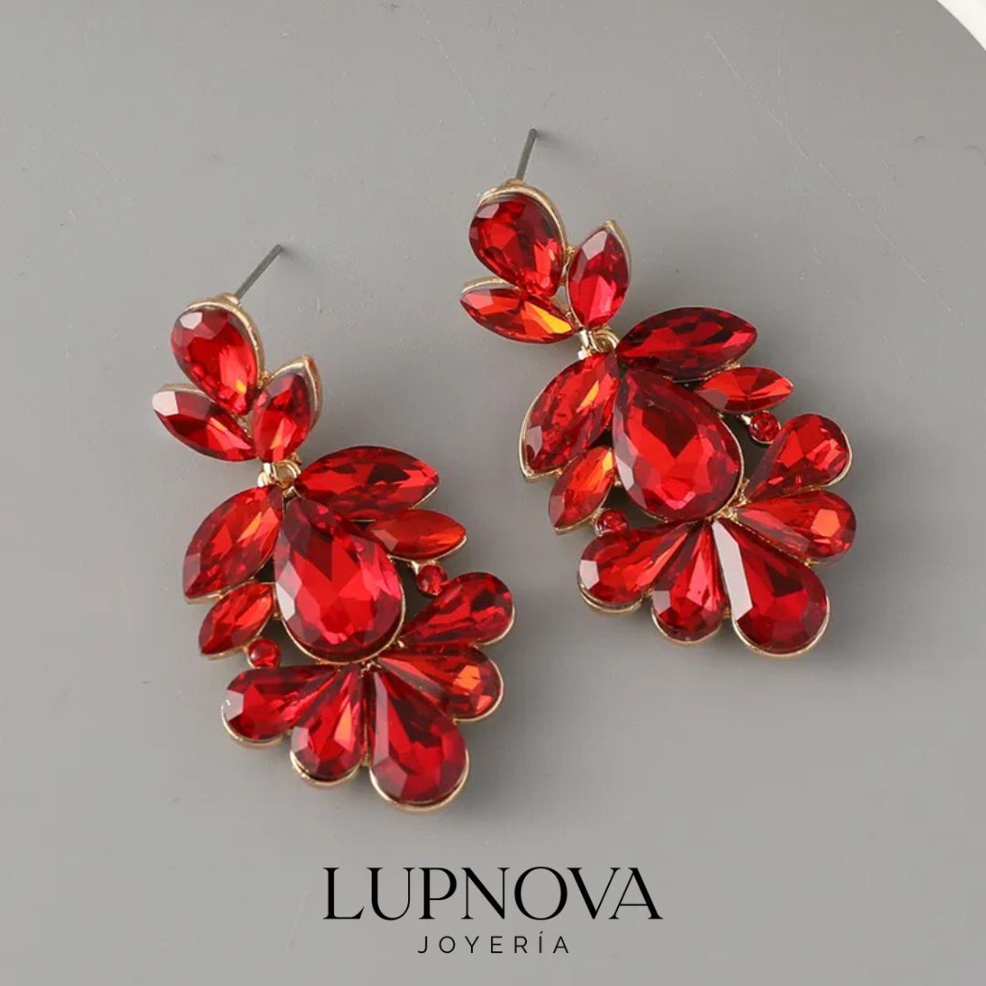 Aretes Flor Prisma - Imagen 2