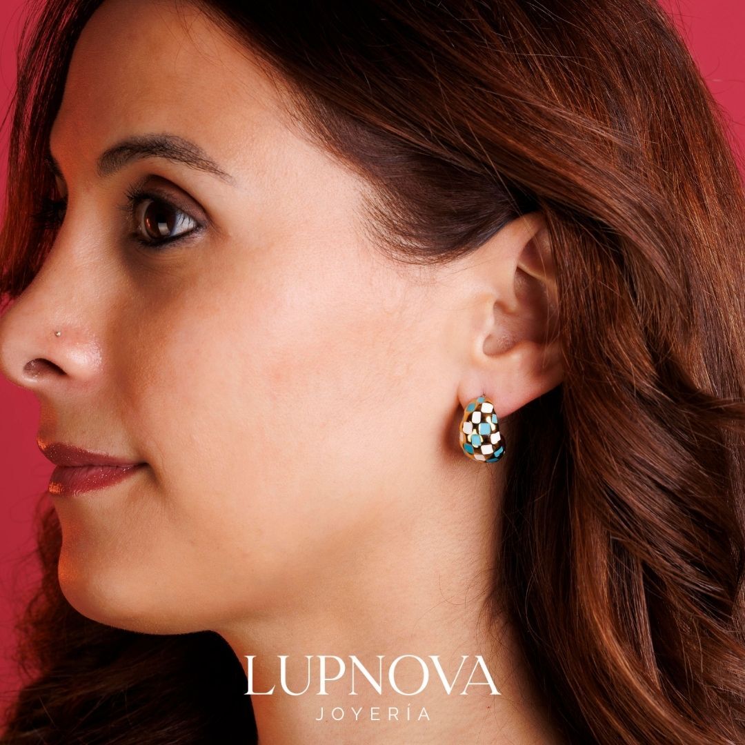 Aretes Grid Drops - Imagen 4