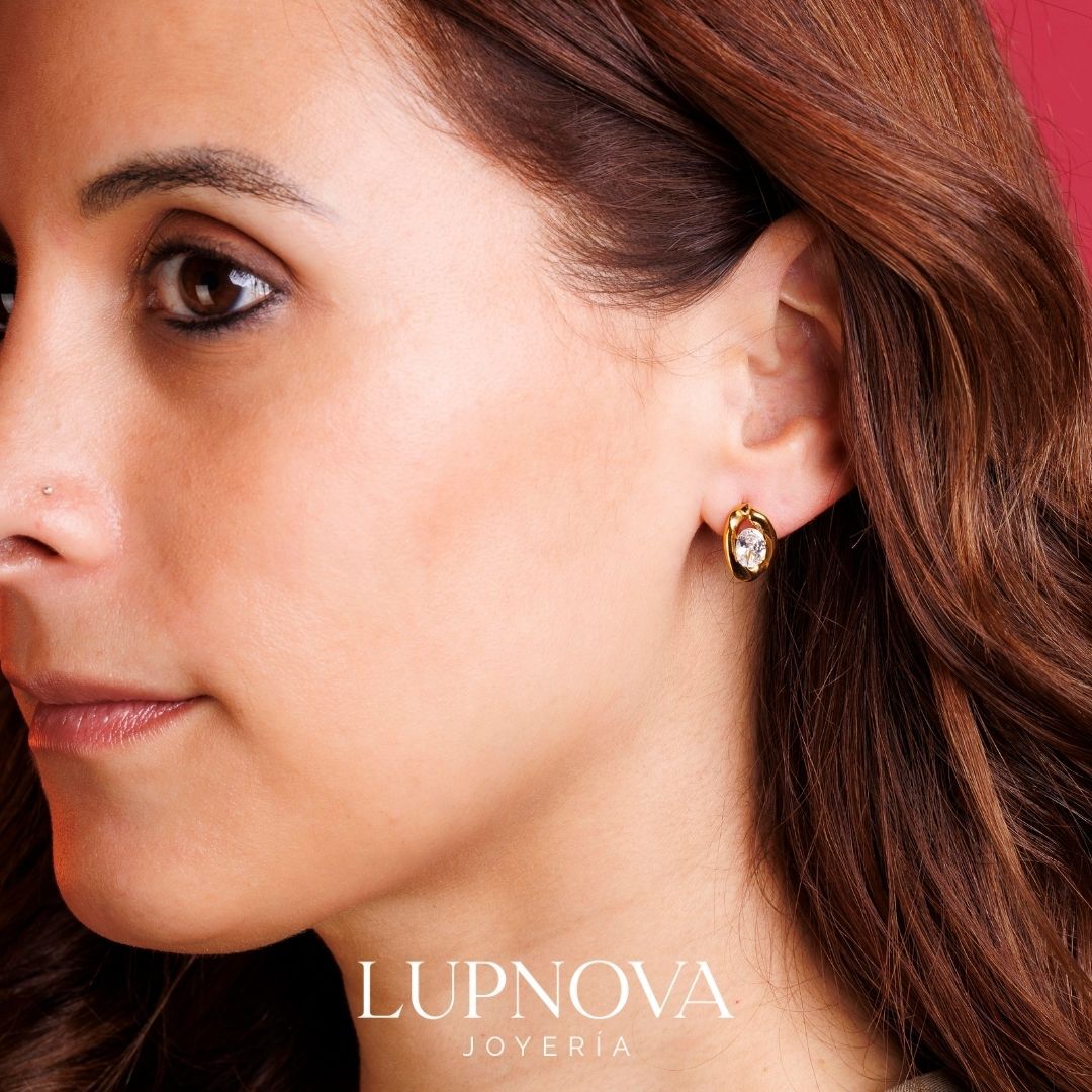 Aretes Óvalo Glam - Imagen 5