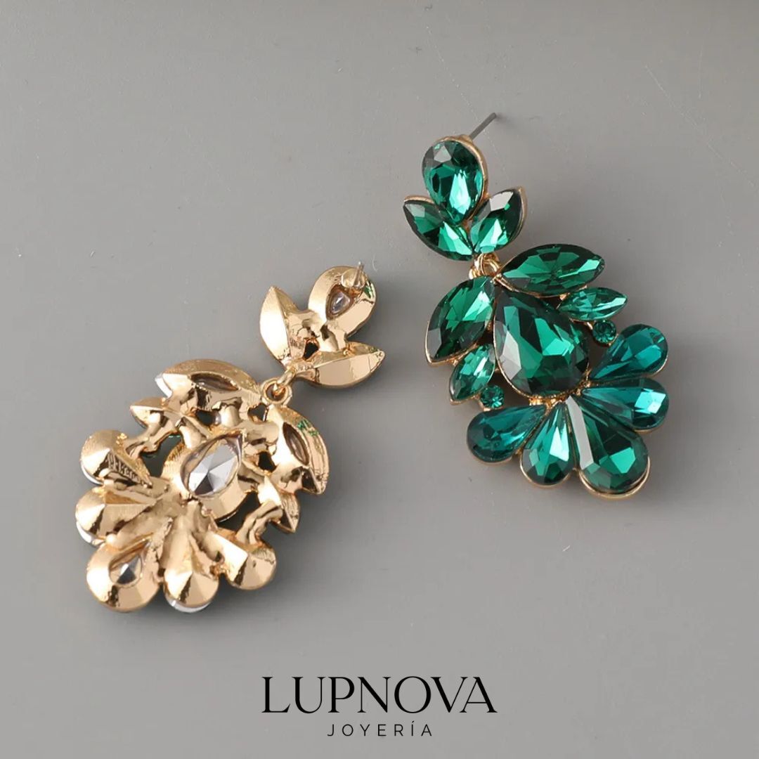 Aretes Flor Prisma - Imagen 4