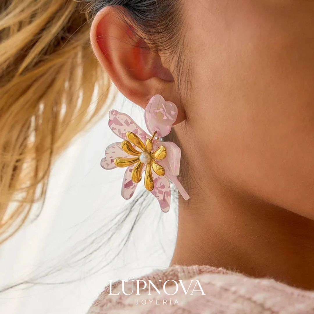Aretes Pink Bloom