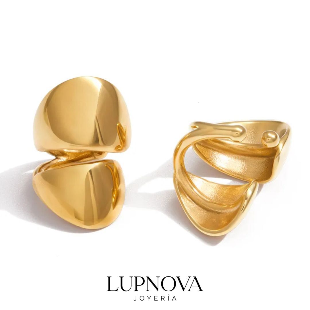 Ear Cuff Liquid Gold - Imagen 2