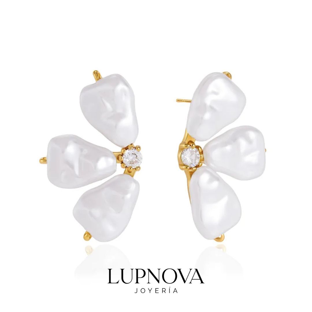 Aretes Ivory Bloom - Imagen 2