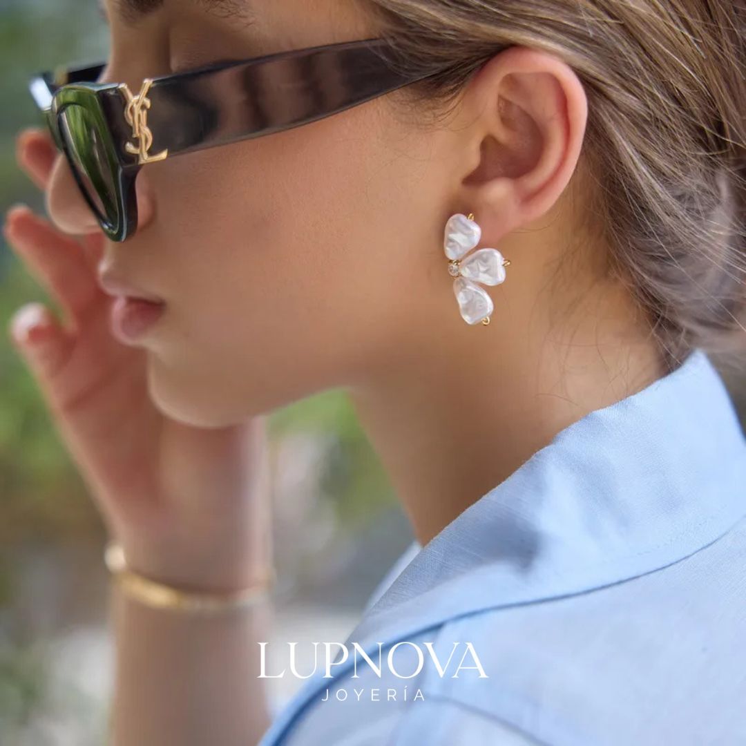 Aretes Ivory Bloom - Imagen 4